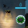 Solar garden light - hanging lamp / lantern - waterproof - LED - pineapple shape