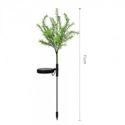 Lawn / garden light - lamp - solar powered - LED - waterproof - Christmas tree