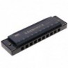 Harmonica - 10 holes - key C - musical instrument - with case