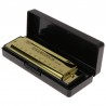 Harmonica - 10 holes - key C - musical instrument - with caseHarmonica