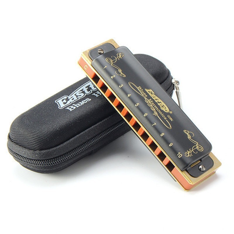 Easttop T008K - diatonic blues harmonica - 10 holesHarmonica Easttop T008K - diatonic blues harmonica - 10 holesHarmonica