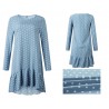 Autumn polka dot dress - with long sleevesDresses