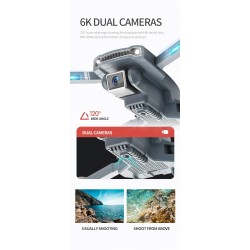 S179GPS - 5G - WIFI - FPV - GPS - 6K Wide-angle Dual Camera - Brushless - RC Drone Quadcopter - RTFR/C drone