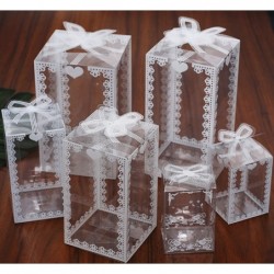 Transparent gift box - wedding / party / cakes / presents