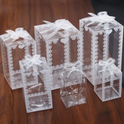 Transparent gift box - wedding / party / cakes / presents