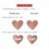 Heart shaped labels - scratch stickers - 2.5cm - 300 pieces
