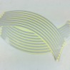 Car wheel reflective strips - stickers - 16 piecesStickers