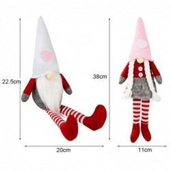 Valentines day long leg gnome - plush doll - 2 pieces