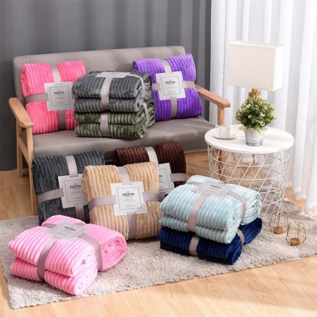 Quilted / flannel blanket - warm - super soft
