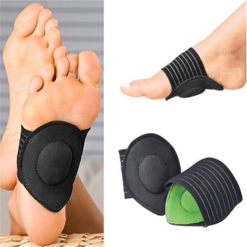 Foot arch / plantar support - with padded cushion - pain relief