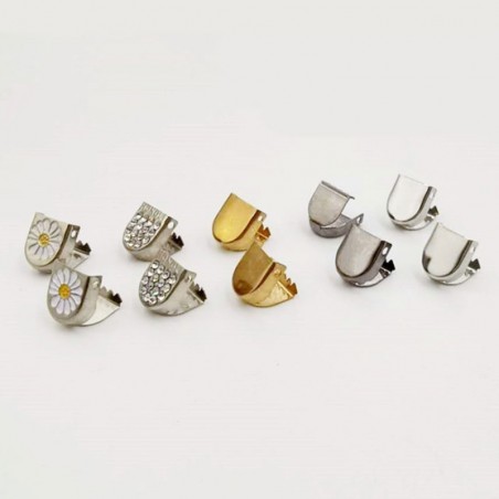 Metal shoelace heads - buckles / ends - replaceable - 5 pieces