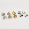 Metal shoelace heads - buckles / ends - replaceable - 5 pieces