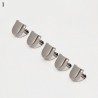 Metal shoelace heads - buckles / ends - replaceable - 5 pieces
