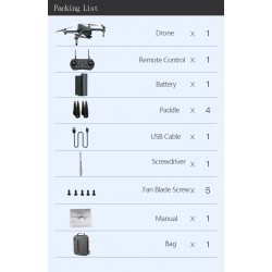 Eagle one - WIFI - FPV - GPS - 4K HD Camera - RC Quadcopter - RTF