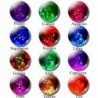 12 zodiac signs - glass round keychain