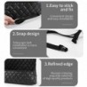 Leather storage bag - back car seat organiser
