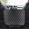 Leather storage bag - back car seat organiser