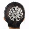 Hair bun cover - handmade - crochet design - with pearls