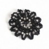 Hair bun cover - handmade - crochet design - with pearls