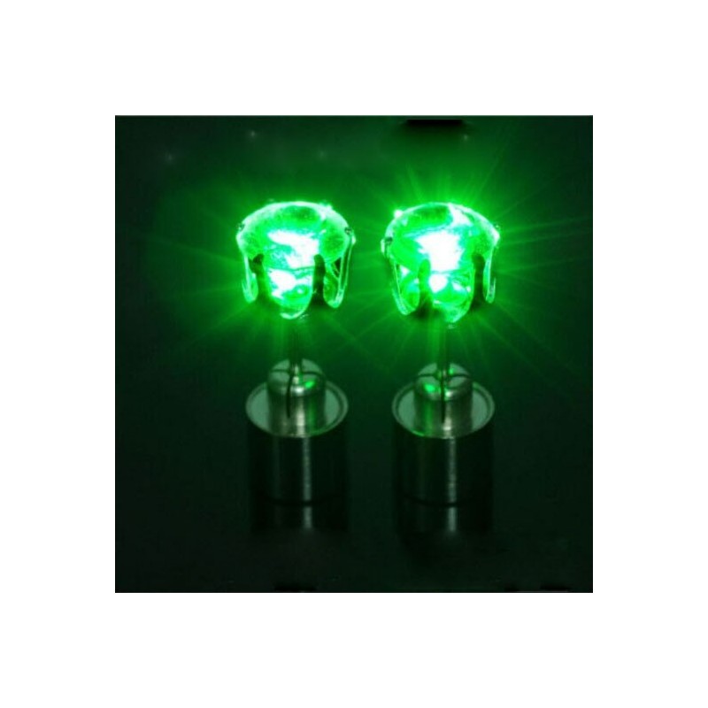 Small earring - with LED - stainless steel - 1 piece