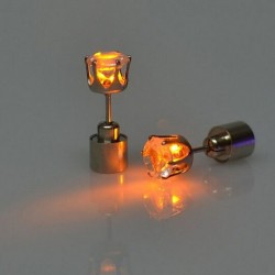 Small earring - with LED - stainless steel - 1 piece