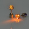 Small earring - with LED - stainless steel - 1 piece