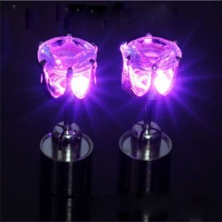 Small earring - with LED - stainless steel - 1 piece