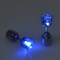 Small earring - with LED - stainless steel - 1 piece
