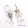 Bulb shaped earrings - with LED light