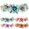 Crystal hair clip with butterflies / flowersHair clips
