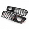 Grille intake cover - with fog light hole - honeycomb mesh - for Audi A4 B8 RS4