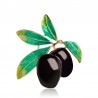 Colorful fruits shape - crystal brooch
