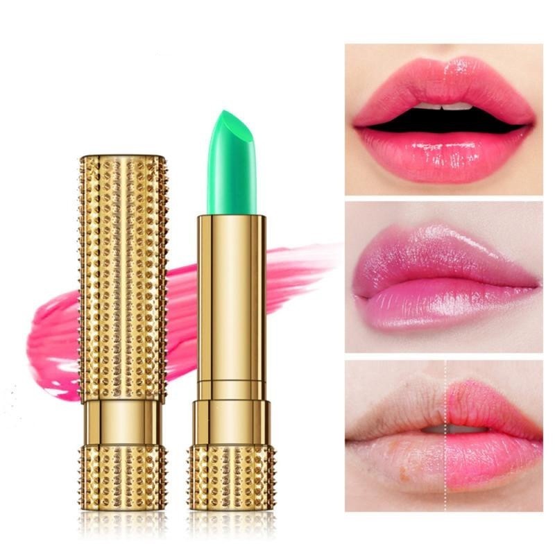 Aloe vera lip balm - color changing lipstick - moisturizing / long lasting