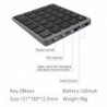 Portable numeric keyboard - Bluetooth - with USB HUB splitter