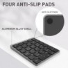 Portable numeric keyboard - Bluetooth - with USB HUB splitter