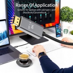 Thunderbolt 3 - 4K - 8K - USB C to DP1.4 cable