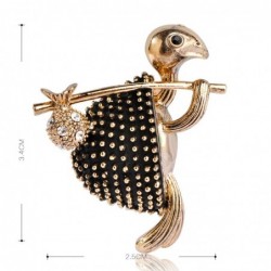 Walking crystal tortoise - vintage brooch