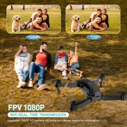 FLYHAL E58 PRO - WIFI - FPV - 1080P HD Camera - Foldable - RC Drone Quadcopter - RTFDrones