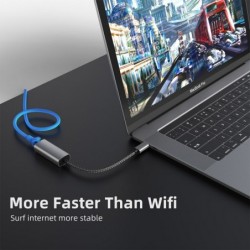 USB-C to RJ45 - Lan adapter - for MacBook Pro Samsung type-C - network card - Ethernet