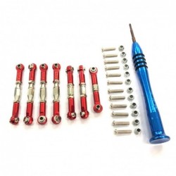 Metal steering swing arm base - C rear Hub seat - servo pull rod - for WLtoys-S 1:14 144001 RC car