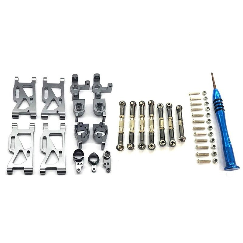 Metal steering swing arm base - C rear Hub seat - servo pull rod - for WLtoys-S 1:14 144001 RC car Metal steering swing arm base - C rear Hub seat - servo pull rod - for WLtoys-S 1:14 144001 RC car