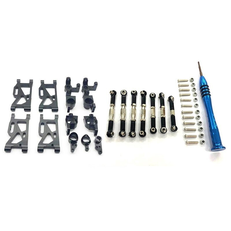 Metal steering swing arm base - C rear Hub seat - servo pull rod - for WLtoys-S 1:14 144001 RC car Metal steering swing arm base - C rear Hub seat - servo pull rod - for WLtoys-S 1:14 144001 RC car