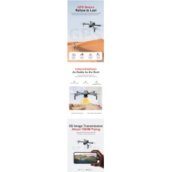 8813 Pro - 5G - WiFi - 1KM - FPV - 4K HD Dual Camera - RC Quadcopter - RTFDrones