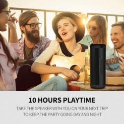 Wireless Bluetooth speaker - mini column box - TF card - waterproof - with torch