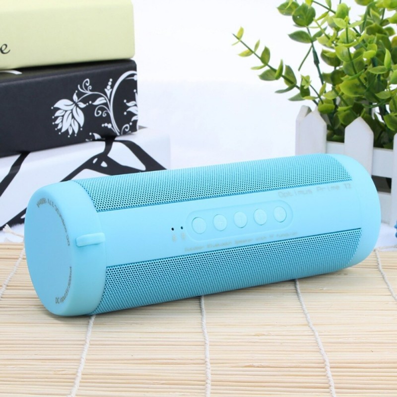 Wireless Bluetooth speaker - mini column box - TF card - waterproof - with torch