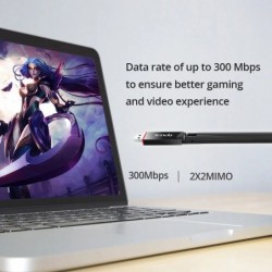 Tenda U6 - wireless network adapter - portable Wi-Fi Hotspot - 300mbps - station / softAP modeNetwork