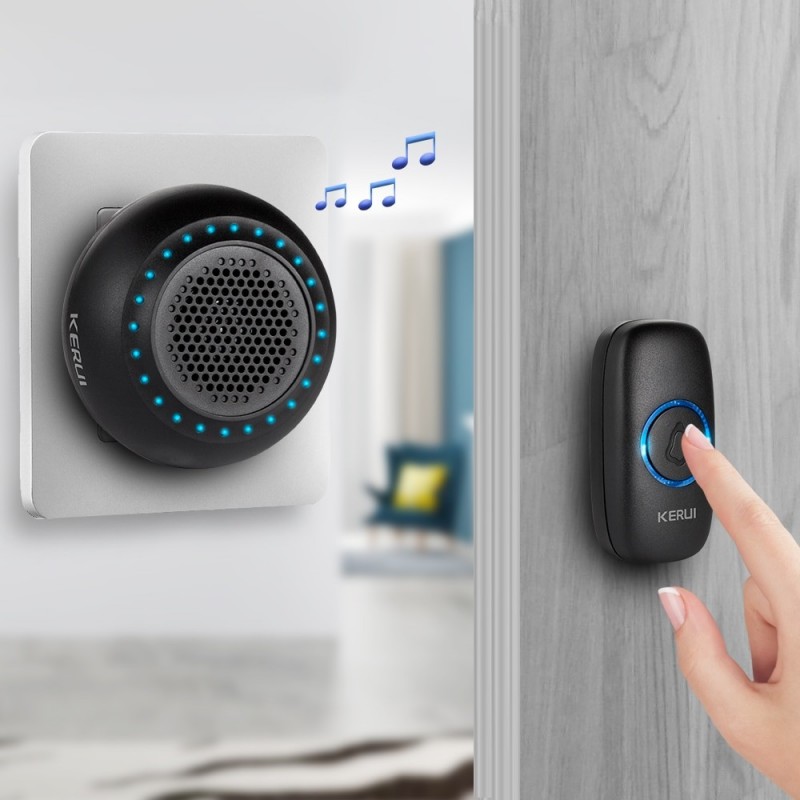 M523 - wireless doorbell kit - with touch button / 32 sounds - waterproof - LED M523 - wireless doorbell kit - with touch button / 32 sounds - waterproof - LED