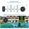 M523 - wireless doorbell kit - with touch button / 32 sounds - waterproof - LED