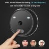 Video doorbell camera - with peephole - auto record - electronic ring - night view - digitalHome security