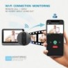 Smart video doorbell - with peephole / PIR motion detection / APP / WiFi - remote control